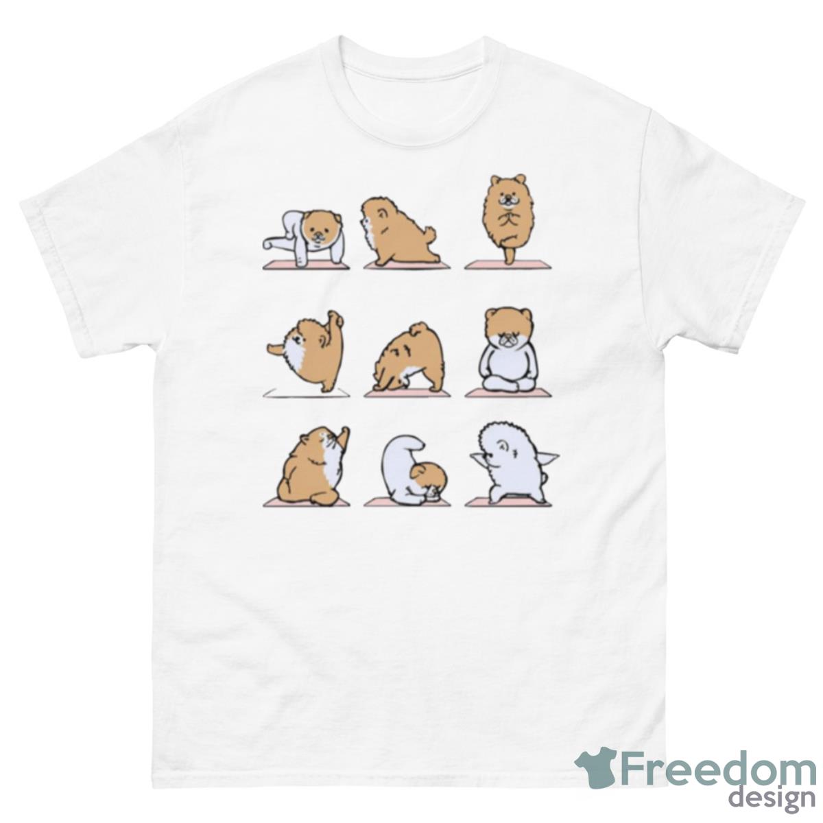 Cute Pomeranian Yoga Shirt - 500 Men’s Classic Tee Gildan