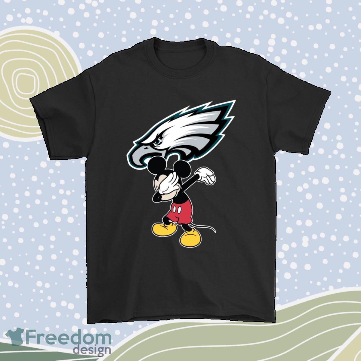Dabbing Mickey Flippin Love Philadelphia Eagles Football Shirt Product Photo 1