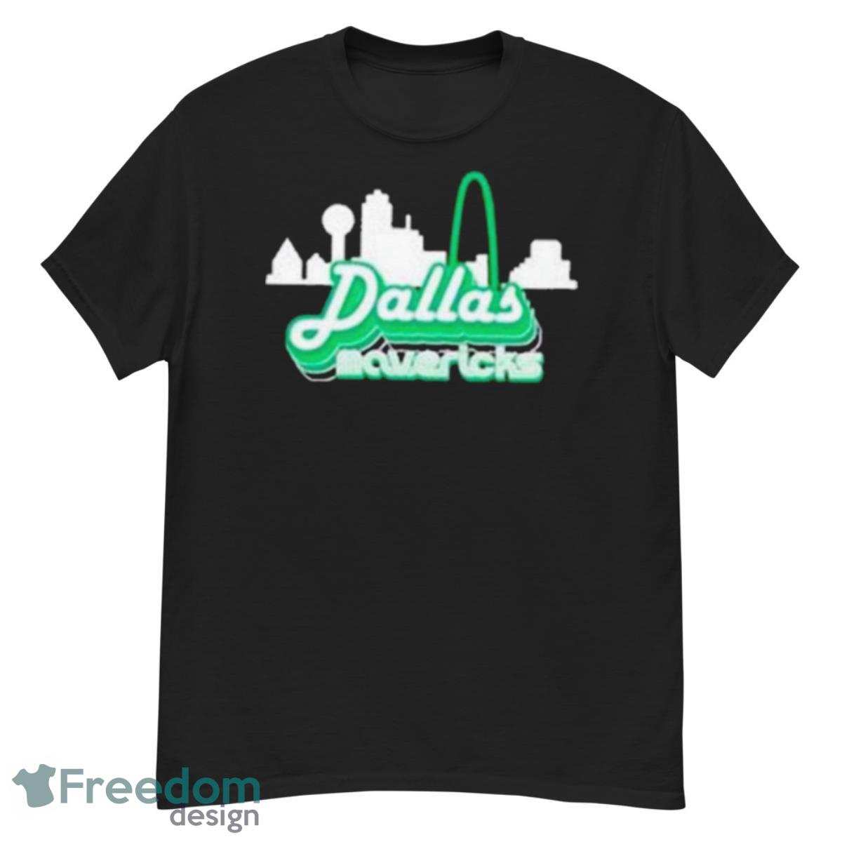 Dallas Mavs Baseball Mitchell And Ness 2023 City Edition Rush Blue Logo Shirt - G500 Men’s Classic T-Shirt