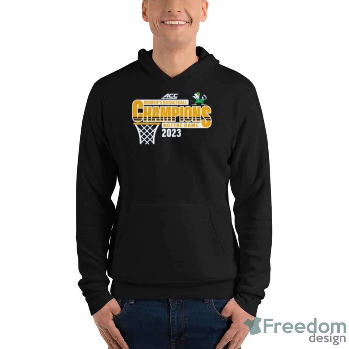 Dame Fighting Irish Acc Women’s Basketball Champions 2023 Shirt - Unisex Fleece Pullover Hoodie Dame Fighting Irish Acc Women’s Basketball Champions 2023 Shirt - Unisex Fleece Pullover Hoodie