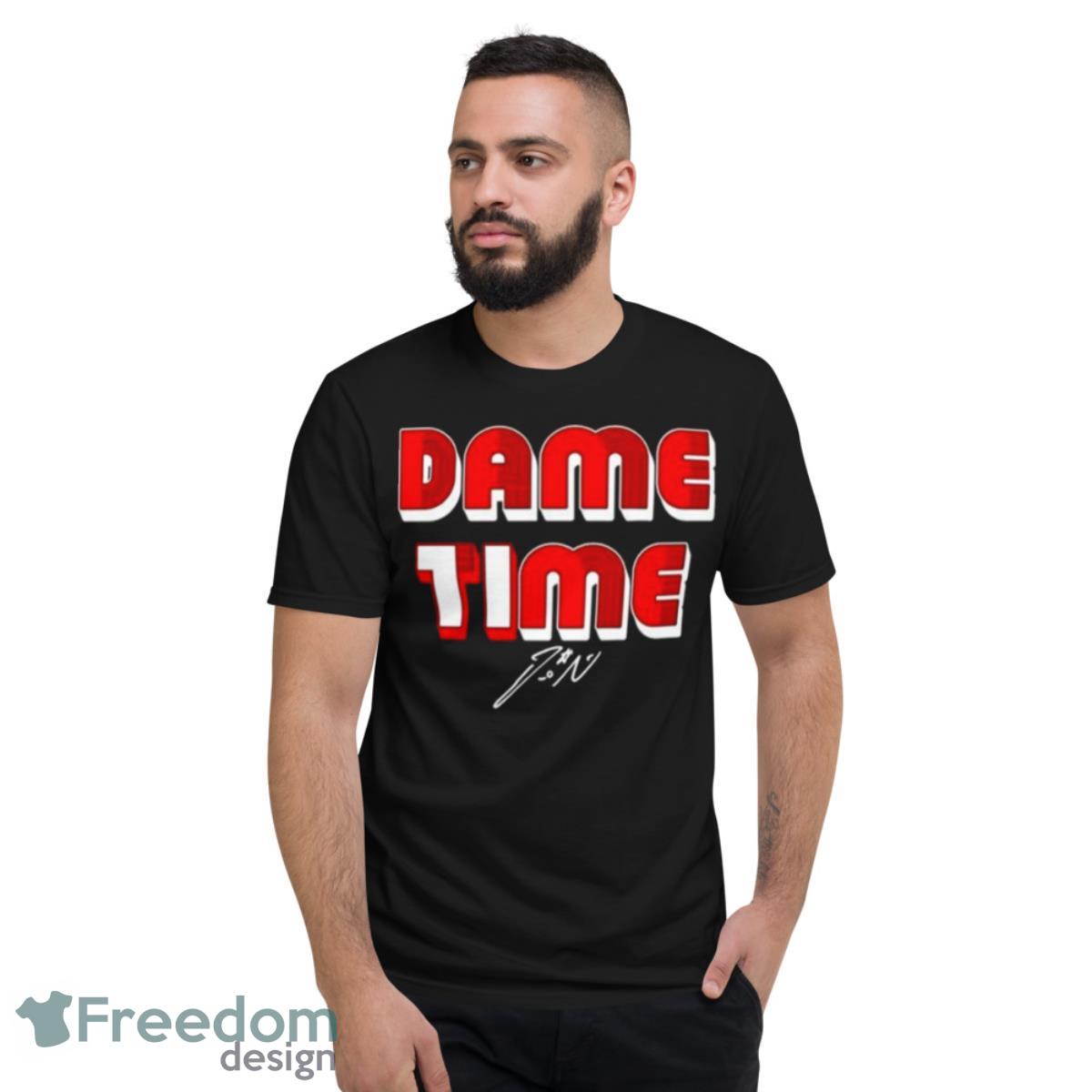 Dame Time Portland Basketball Signature Shirt - Short Sleeve T-Shirt