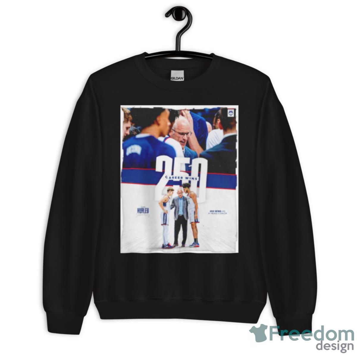 Dan Hurley The Carpenter 250 Career Wins Shirt image Dan Hurley The Carpenter 250 Career Wins Shirt - Unisex Crewneck Sweatshirt