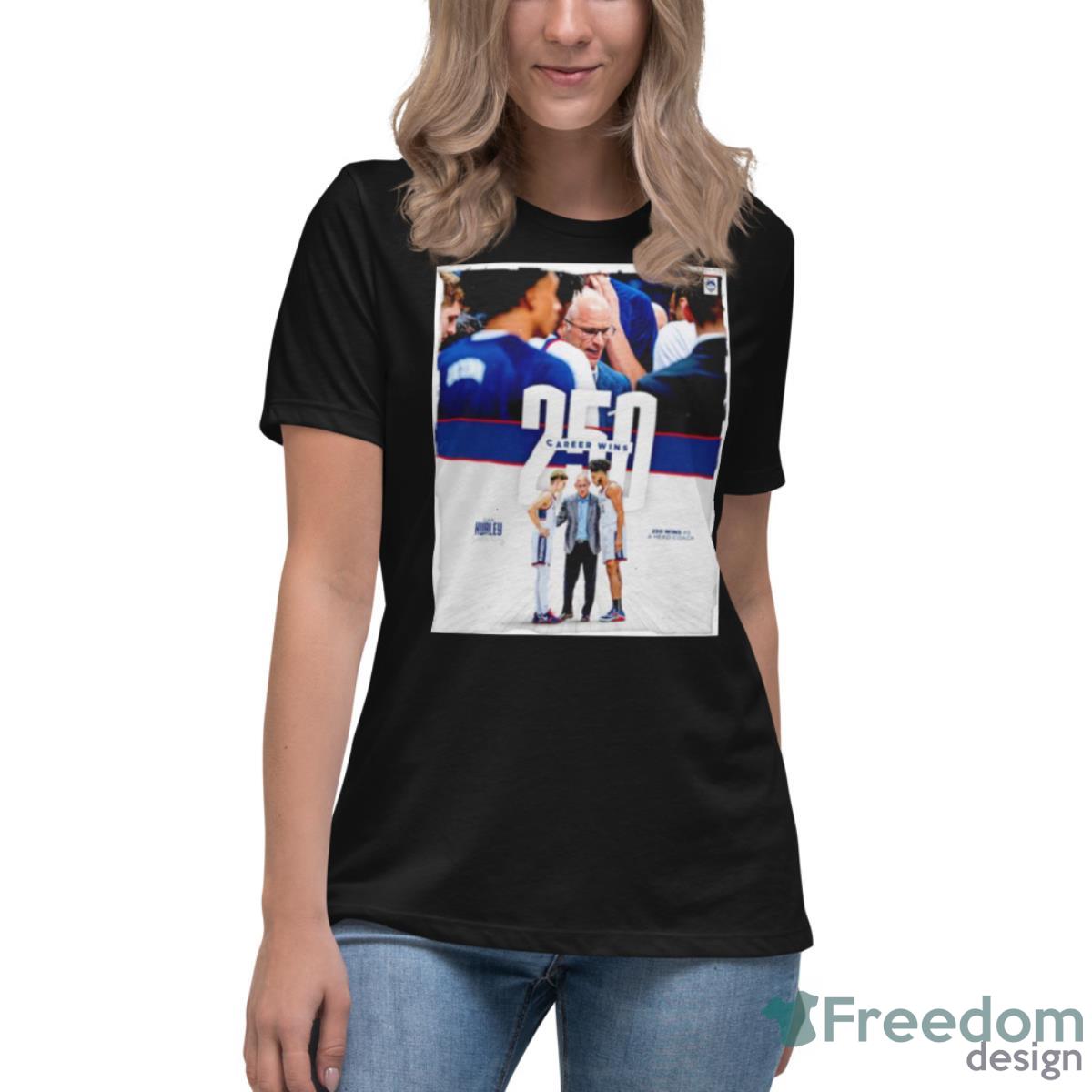 Dan Hurley The Carpenter 250 Career Wins Shirt - Womens Relaxed Short Sleeve Jersey Tee Dan Hurley The Carpenter 250 Career Wins Shirt - Womens Relaxed Short Sleeve Jersey Tee