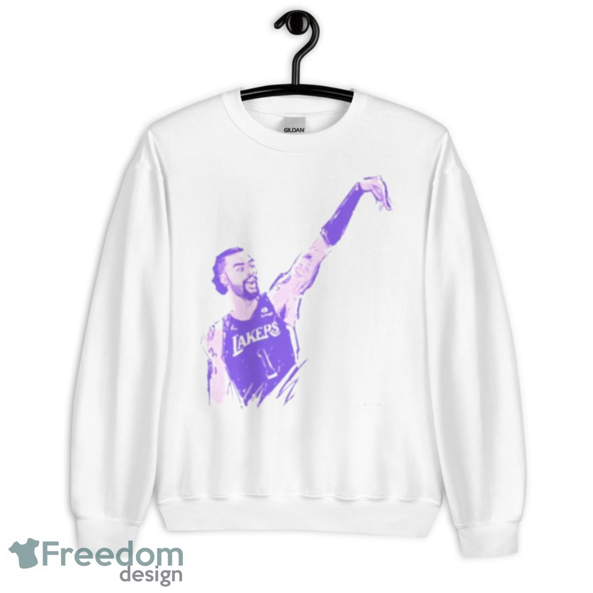 D’Angelo Russell Los Angeles Lakers Shirt - Unisex Heavy Blend Crewneck Sweatshirt