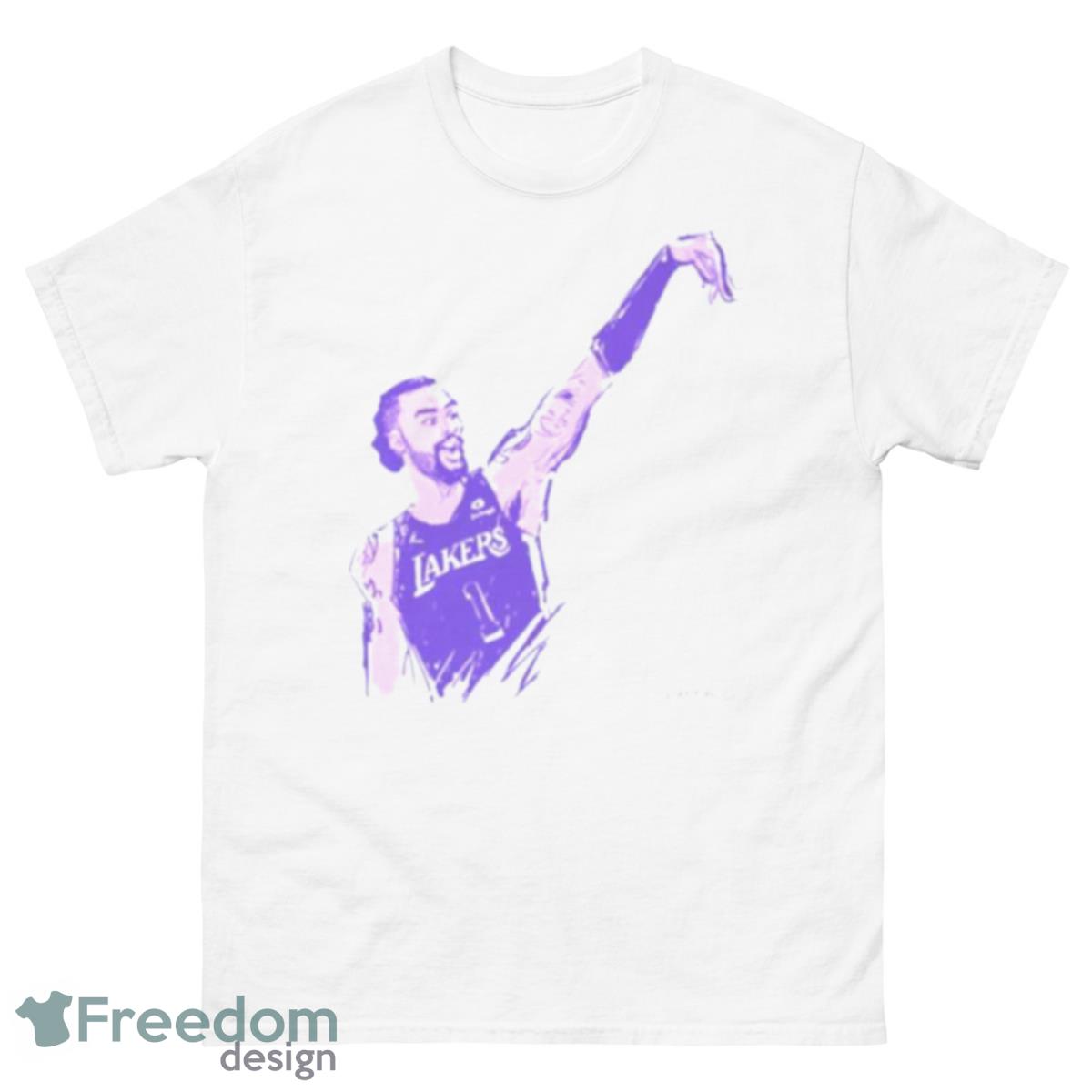 D’Angelo Russell Los Angeles Lakers Shirt - 500 Men’s Classic Tee Gildan