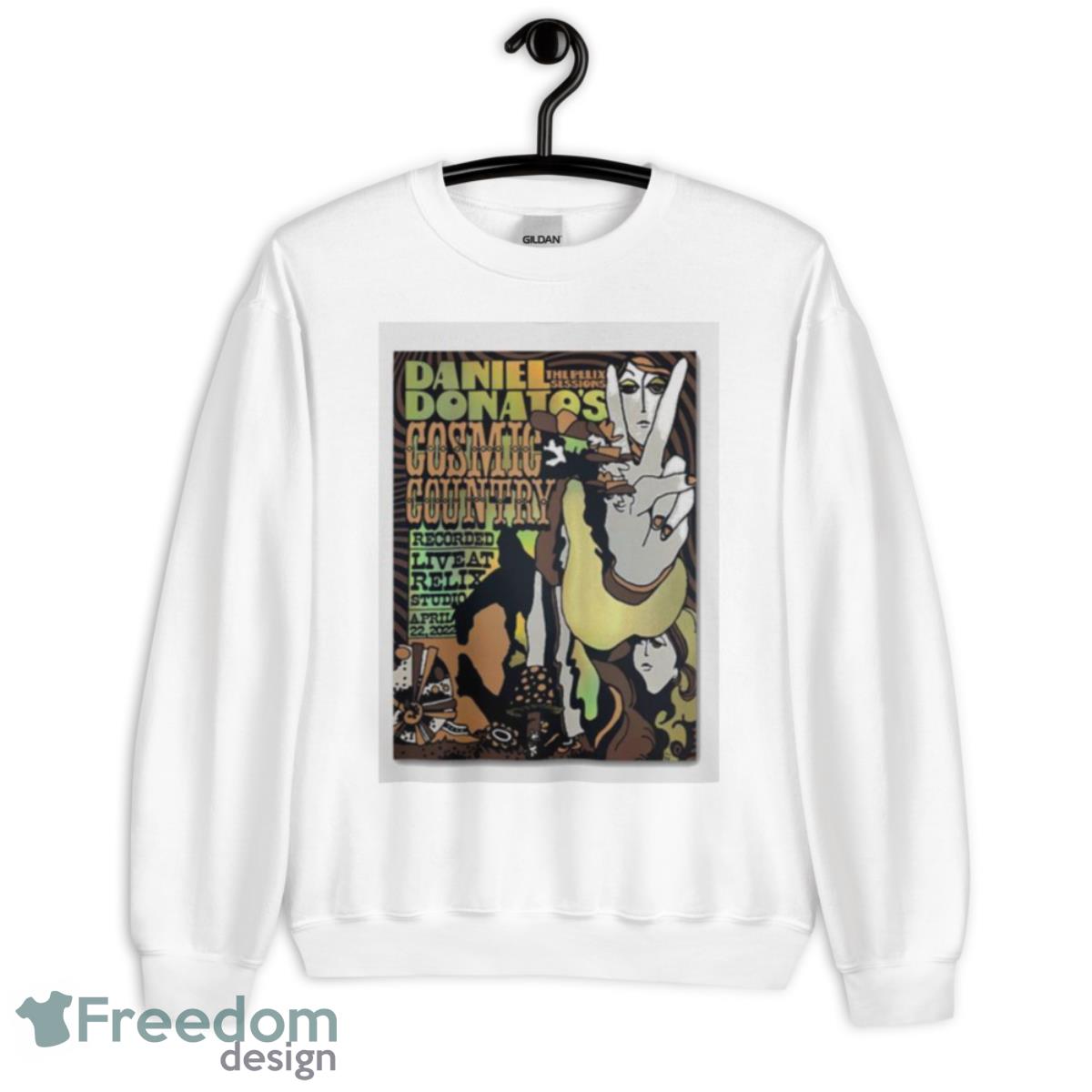 Daniel Donato’s Cosmic Country – The Relix Session Foil Edition Poster Shirt - Unisex Heavy Blend Crewneck Sweatshirt