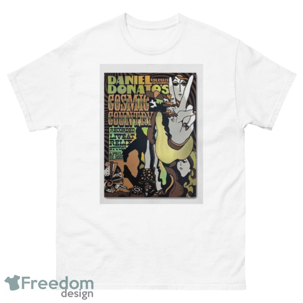 Daniel Donato’s Cosmic Country – The Relix Session Foil Edition Poster Shirt - 500 Men’s Classic Tee Gildan