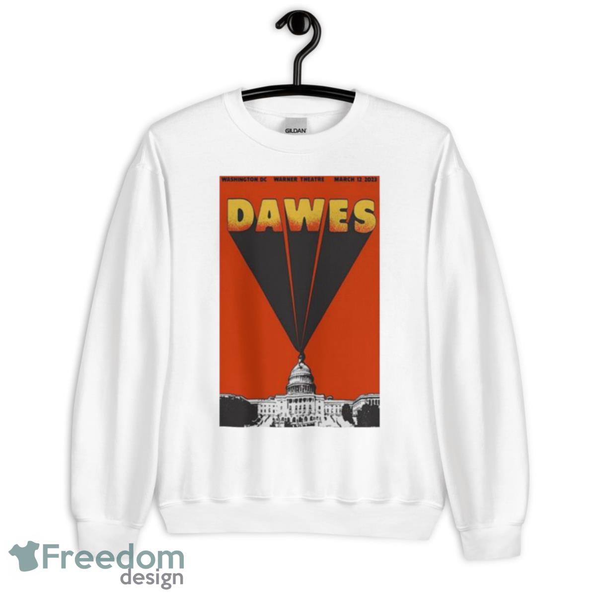 Dawes March 12 2023 Washington DC Poster Shirt - Unisex Heavy Blend Crewneck Sweatshirt