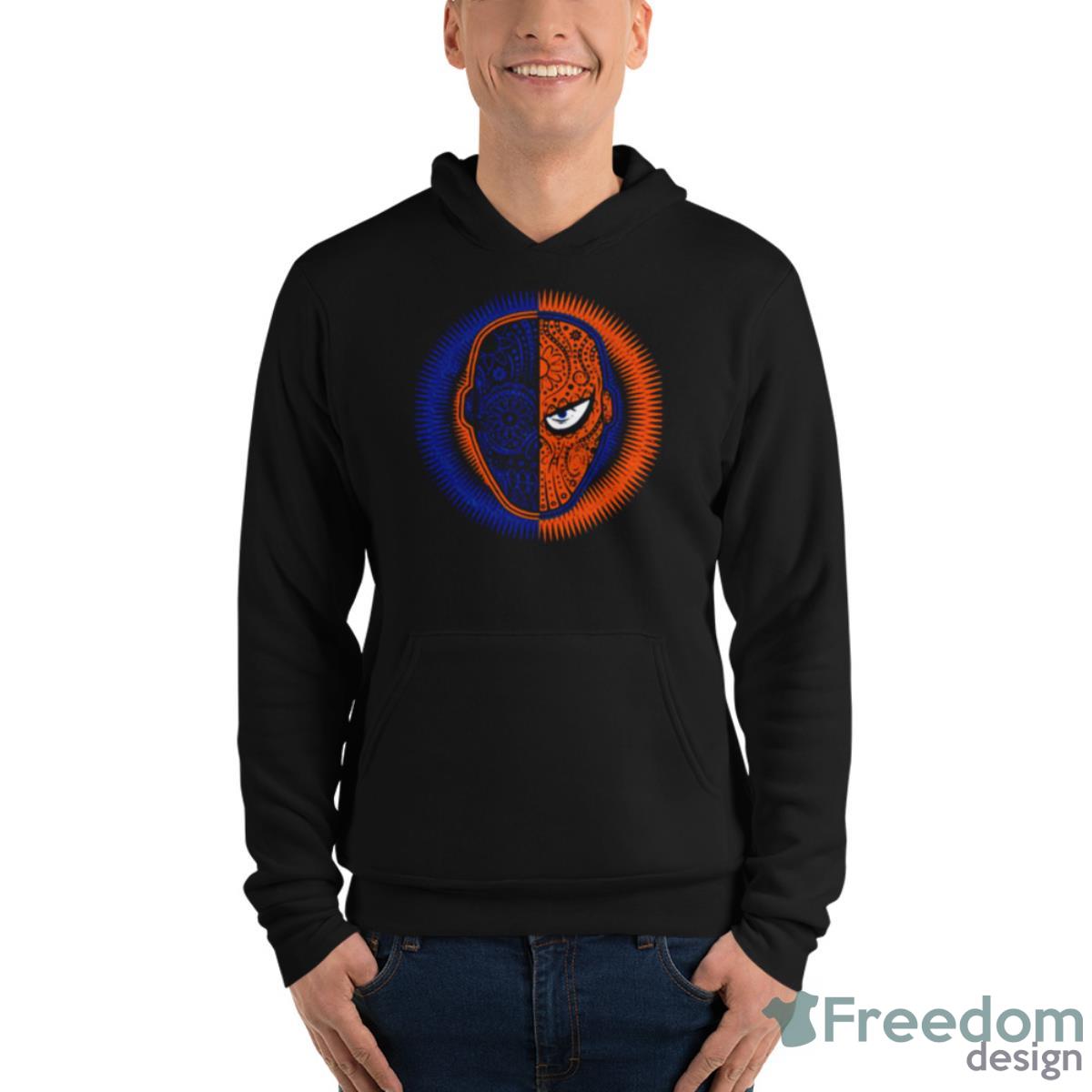 Deadstroke Geometric Design Dc Universe Shirt - Unisex Fleece Pullover Hoodie Deadstroke Geometric Design Dc Universe Shirt - Unisex Fleece Pullover Hoodie