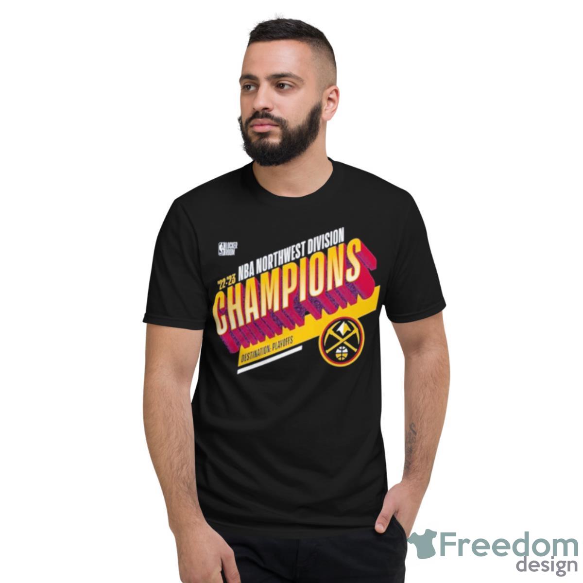 Denver Nuggets Fanatics Branded 2023 Northwest Division Champions Shirt - Short Sleeve T-Shirt