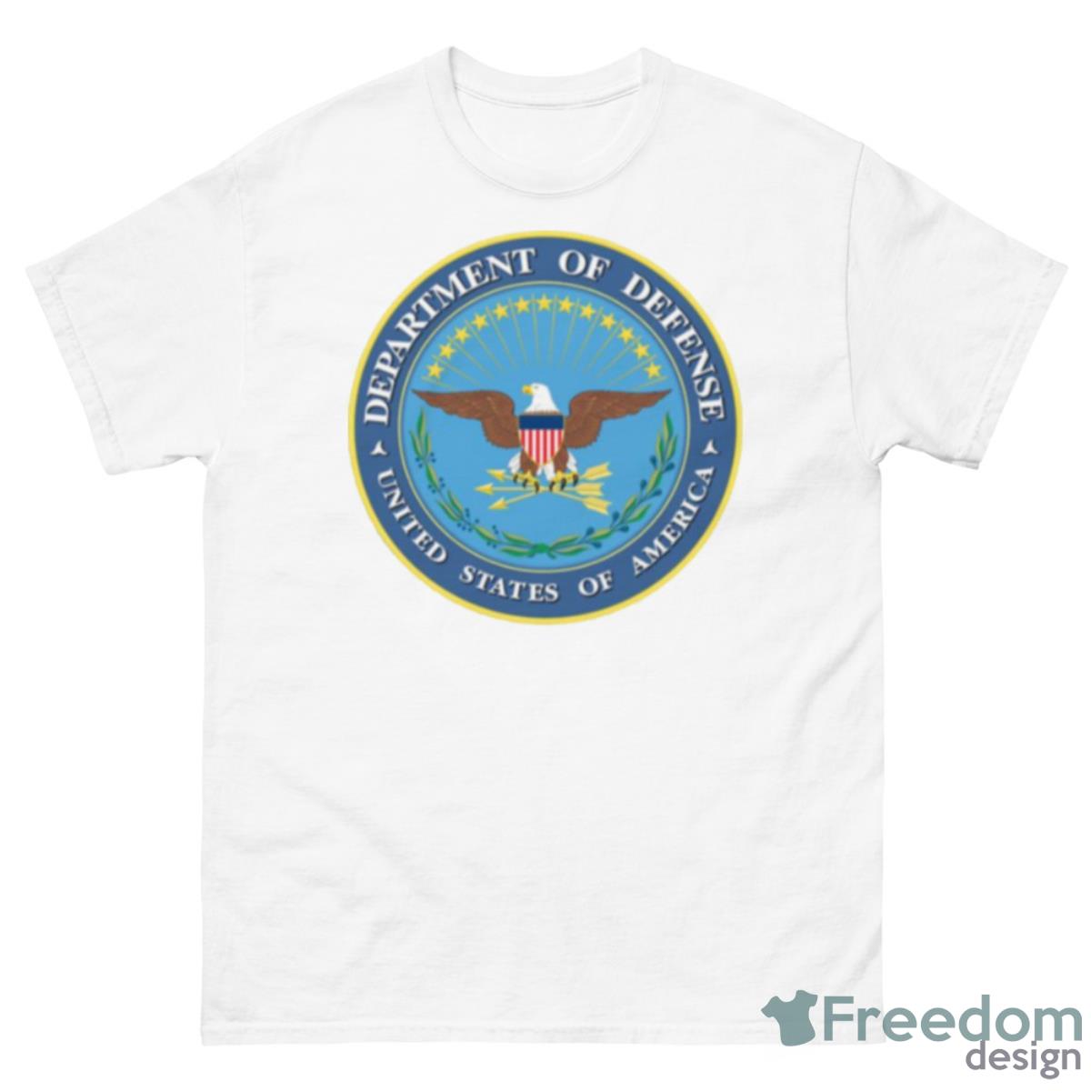 Department Of Defense United States Shirt - 500 Men’s Classic Tee Gildan