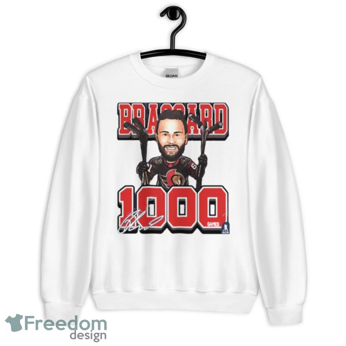 Derick Brassard’s 1000 Games New Shirt - Unisex Heavy Blend Crewneck Sweatshirt