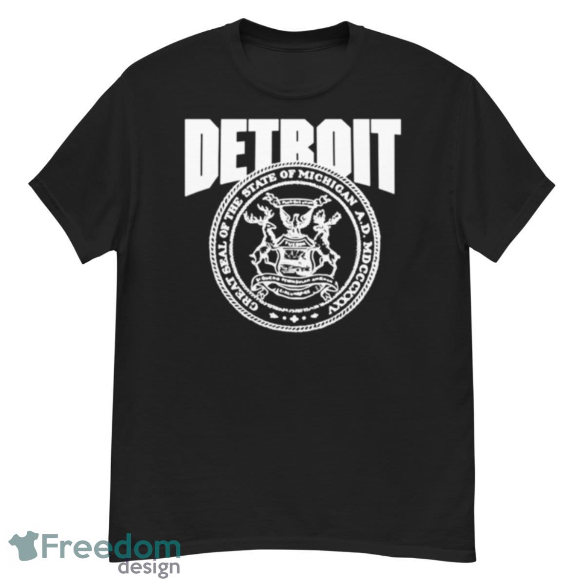 Detroit Great Seal Of The State Of Michgan Shirt - G500 Men’s Classic T-Shirt