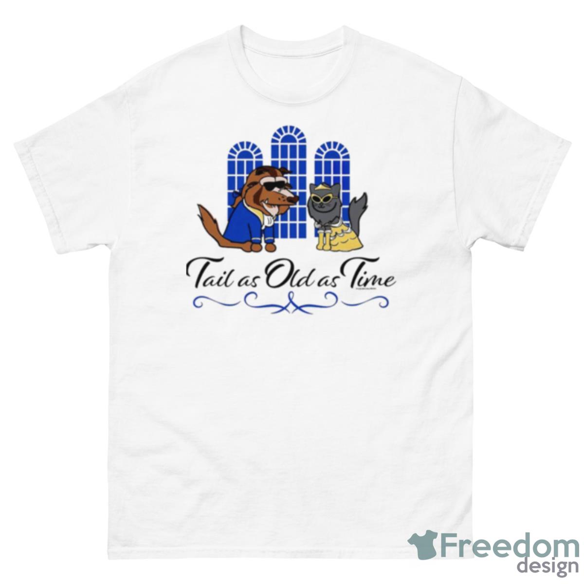 Dog Tale As Old As Time Shirt - 500 Men’s Classic Tee Gildan