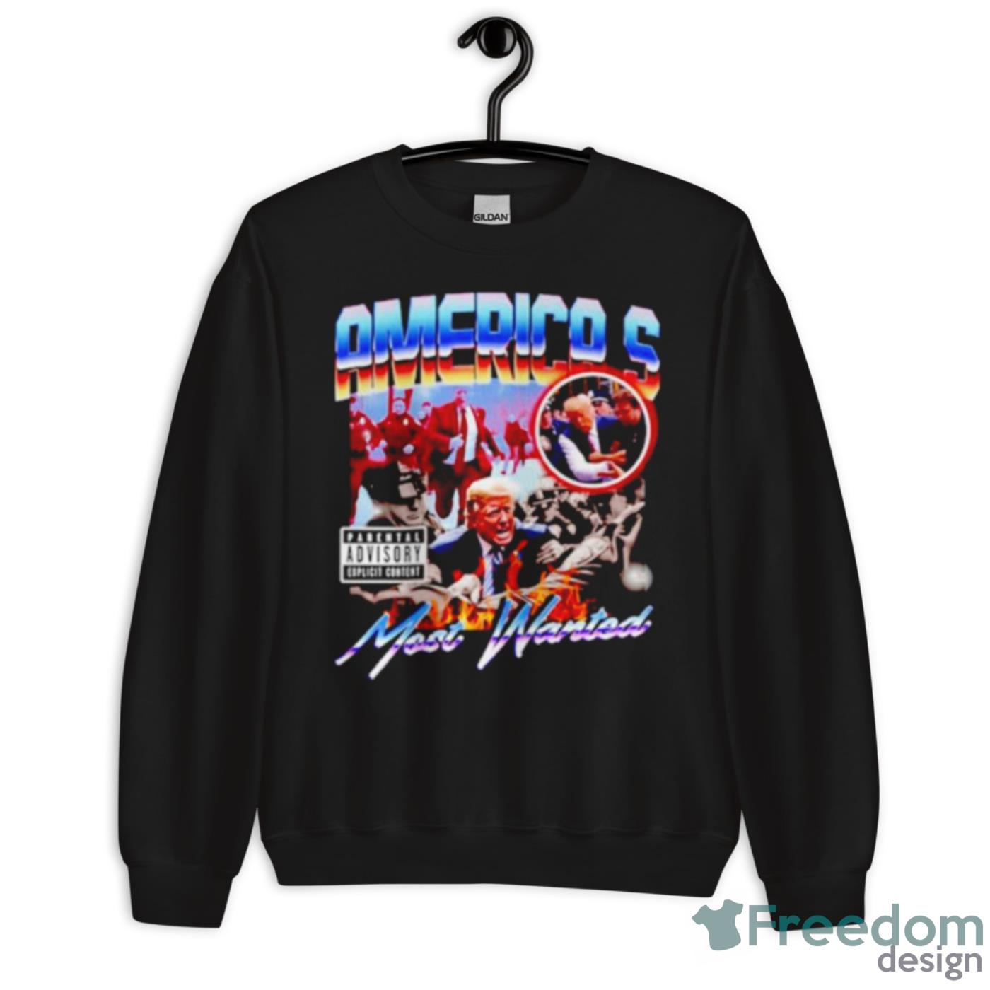 Donald Trump America’s Most Wanted Shirt - Unisex Crewneck Sweatshirt Donald Trump America’s Most Wanted Shirt - Unisex Crewneck Sweatshirt