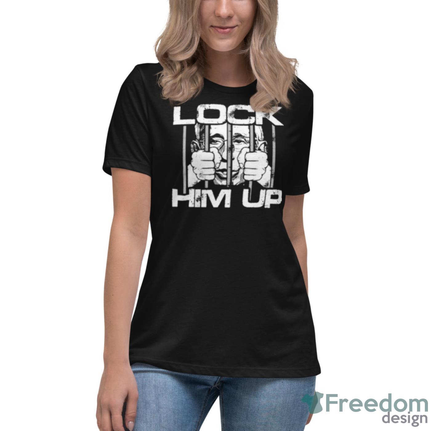 Dr Fauci Lock Him Up Shirt - Womens Relaxed Short Sleeve Jersey Tee Dr Fauci Lock Him Up Shirt - Womens Relaxed Short Sleeve Jersey Tee