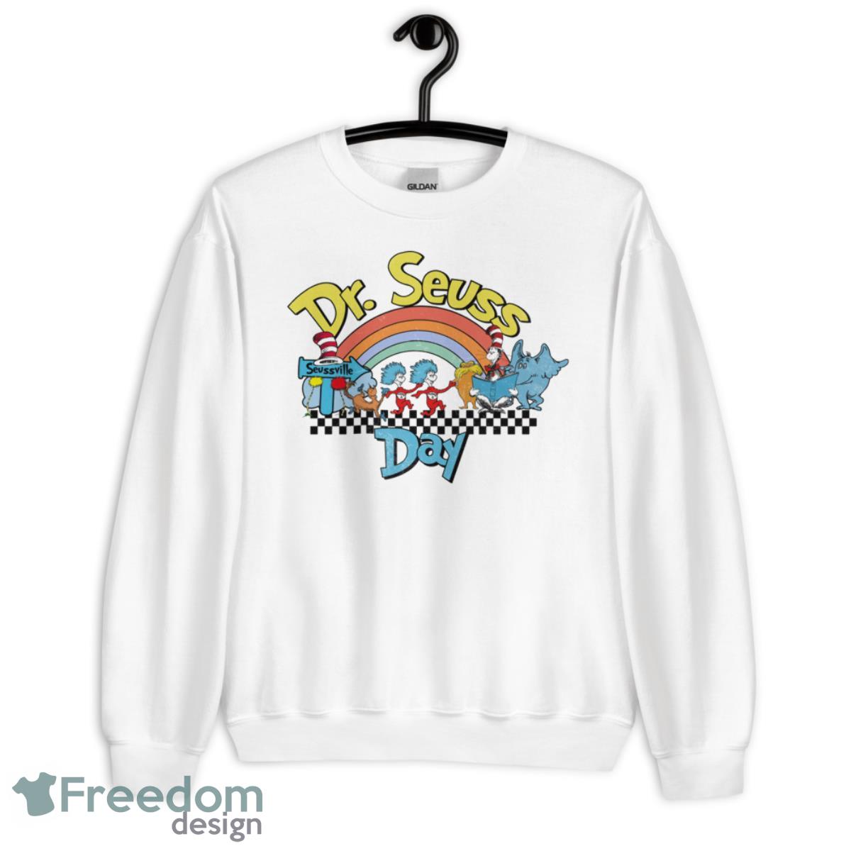 Dr. Seuss Day Seussville Shirt - Unisex Heavy Blend Crewneck Sweatshirt