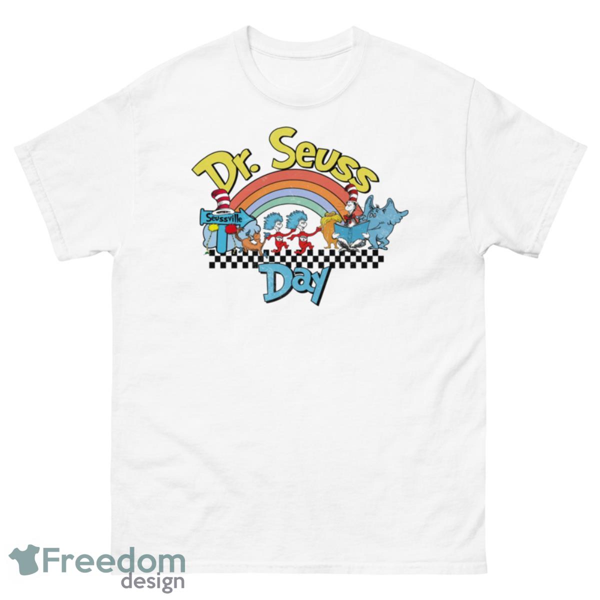 Dr. Seuss Day Seussville Shirt - 500 Men’s Classic Tee Gildan