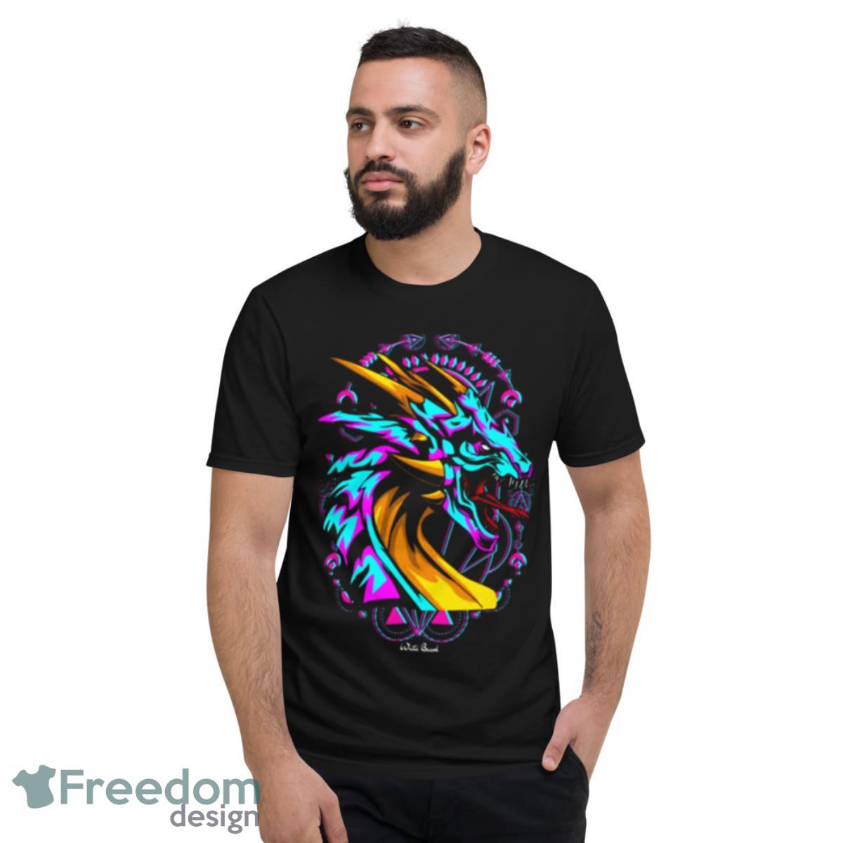 Dragon Glitch Pop Shirt - Short Sleeve T-Shirt