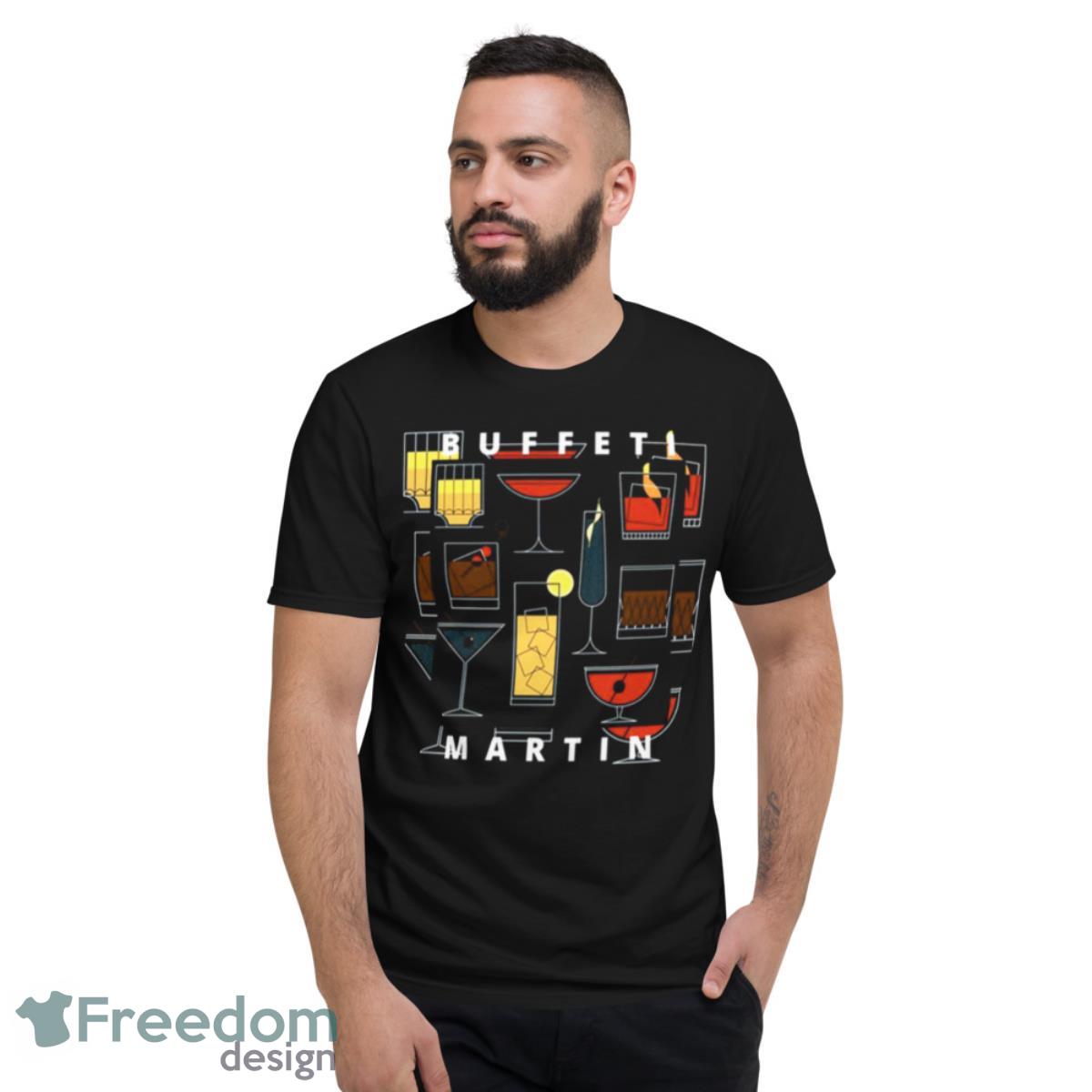 Drinks Graphic Guy Buffet Martini Shirt - Short Sleeve T-Shirt
