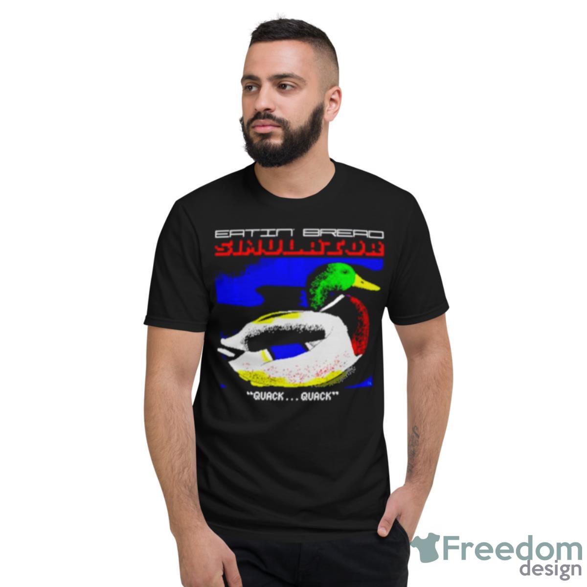 Duck Eatin’ Bread Simulator 8bit Shirt - Short Sleeve T-Shirt
