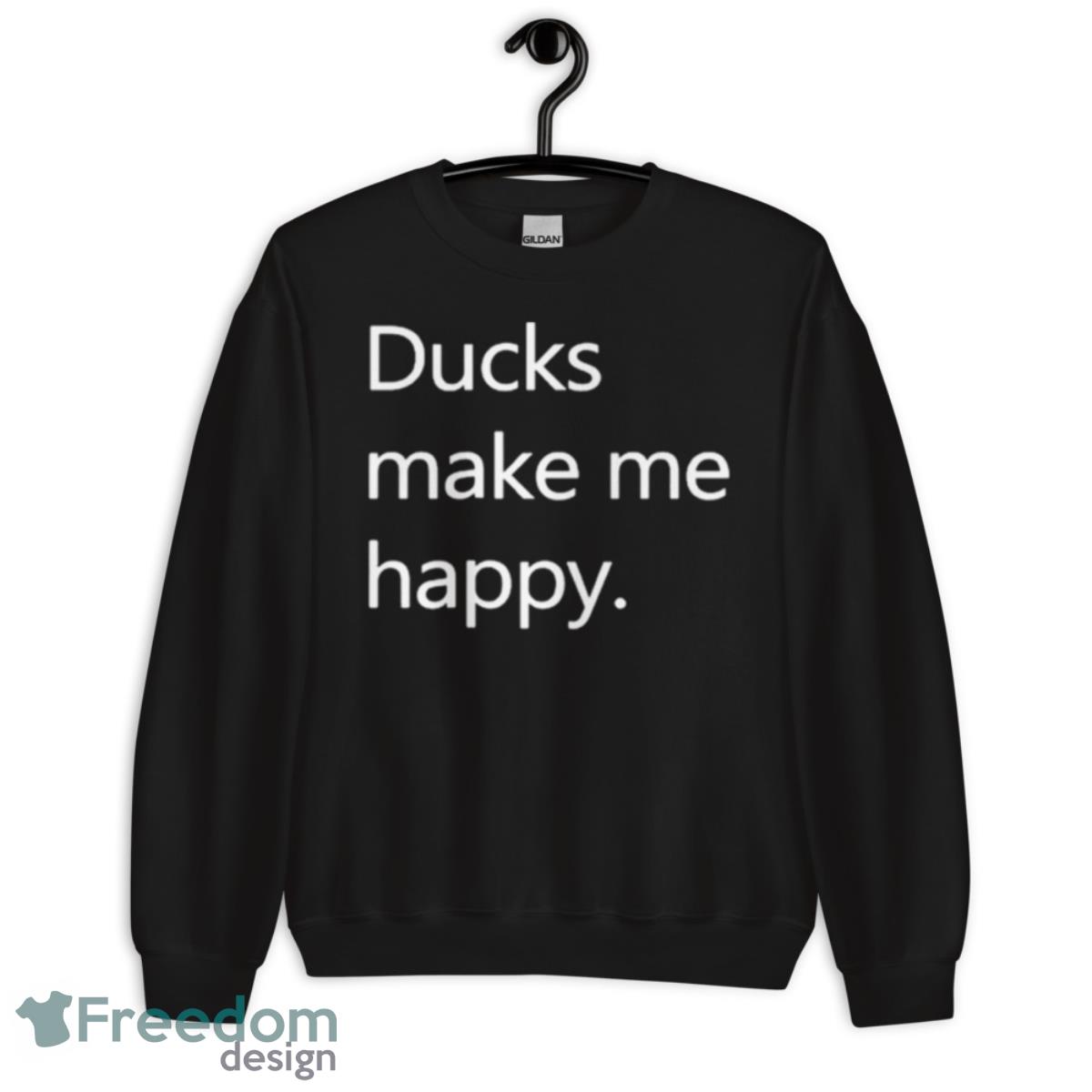 Ducks Make Me Happy Howie Mande Shirt image Ducks Make Me Happy Howie Mande Shirt - Unisex Crewneck Sweatshirt
