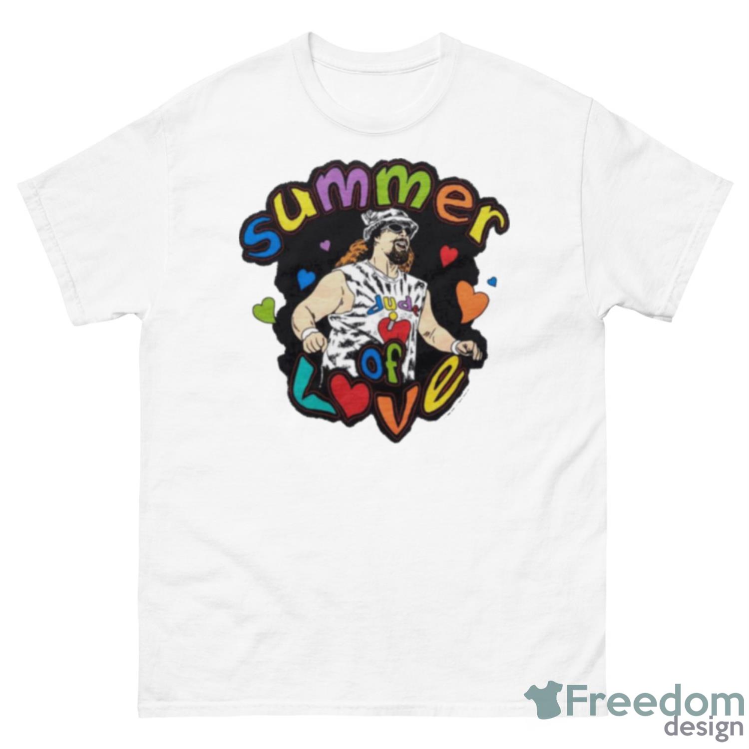 Dude Love Summer Of Love Shirt - 500 Men’s Classic Tee Gildan