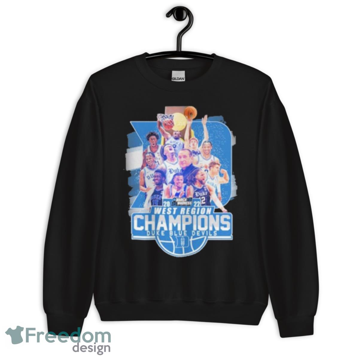 Duke 2023 March Madness West Region Champions Duke Blue Devils Shirt - Unisex Crewneck Sweatshirt Duke 2023 March Madness West Region Champions Duke Blue Devils Shirt - Unisex Crewneck Sweatshirt