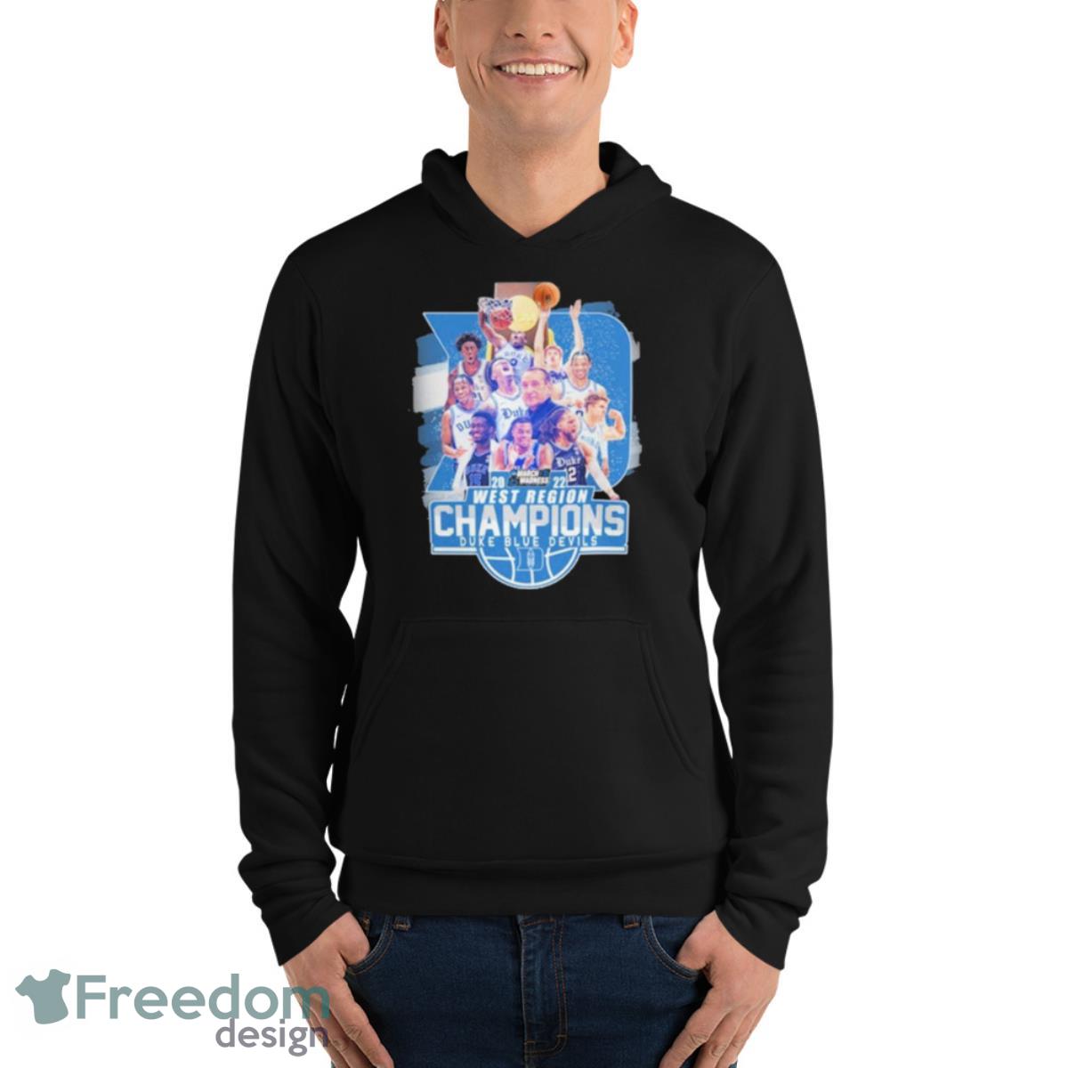 Duke 2023 March Madness West Region Champions Duke Blue Devils Shirt - Unisex Fleece Pullover Hoodie Duke 2023 March Madness West Region Champions Duke Blue Devils Shirt - Unisex Fleece Pullover Hoodie