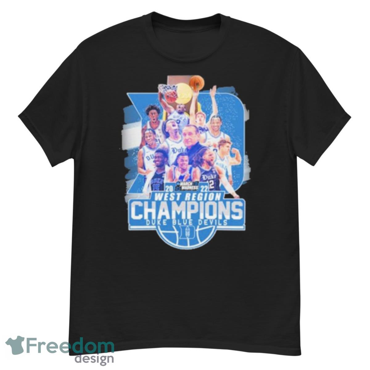 Duke 2023 March Madness West Region Champions Duke Blue Devils Shirt - G500 Men’s Classic T-Shirt