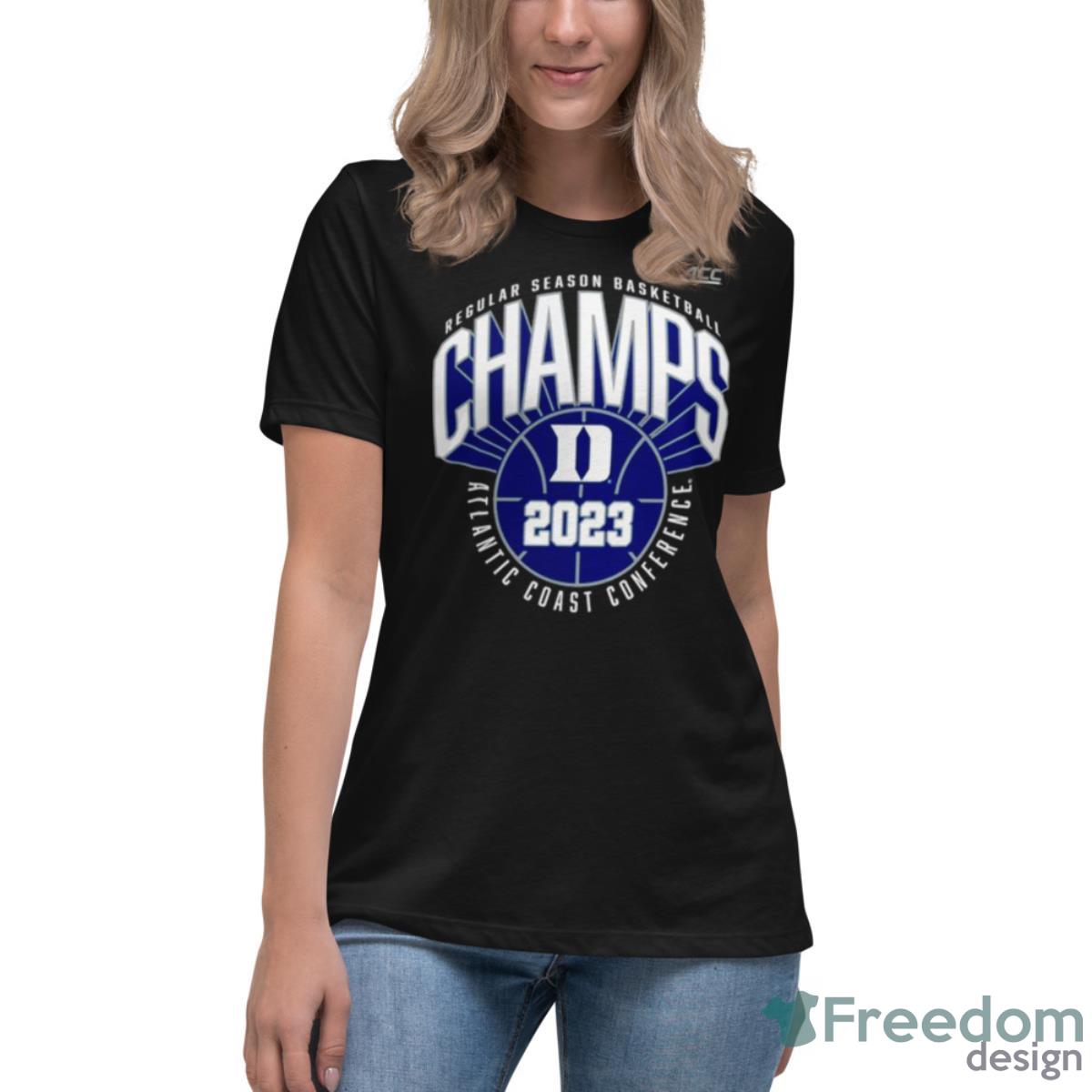 Duke Blue Devils 2023 ACC Men’s Basketball Regular Season Champions Shirt