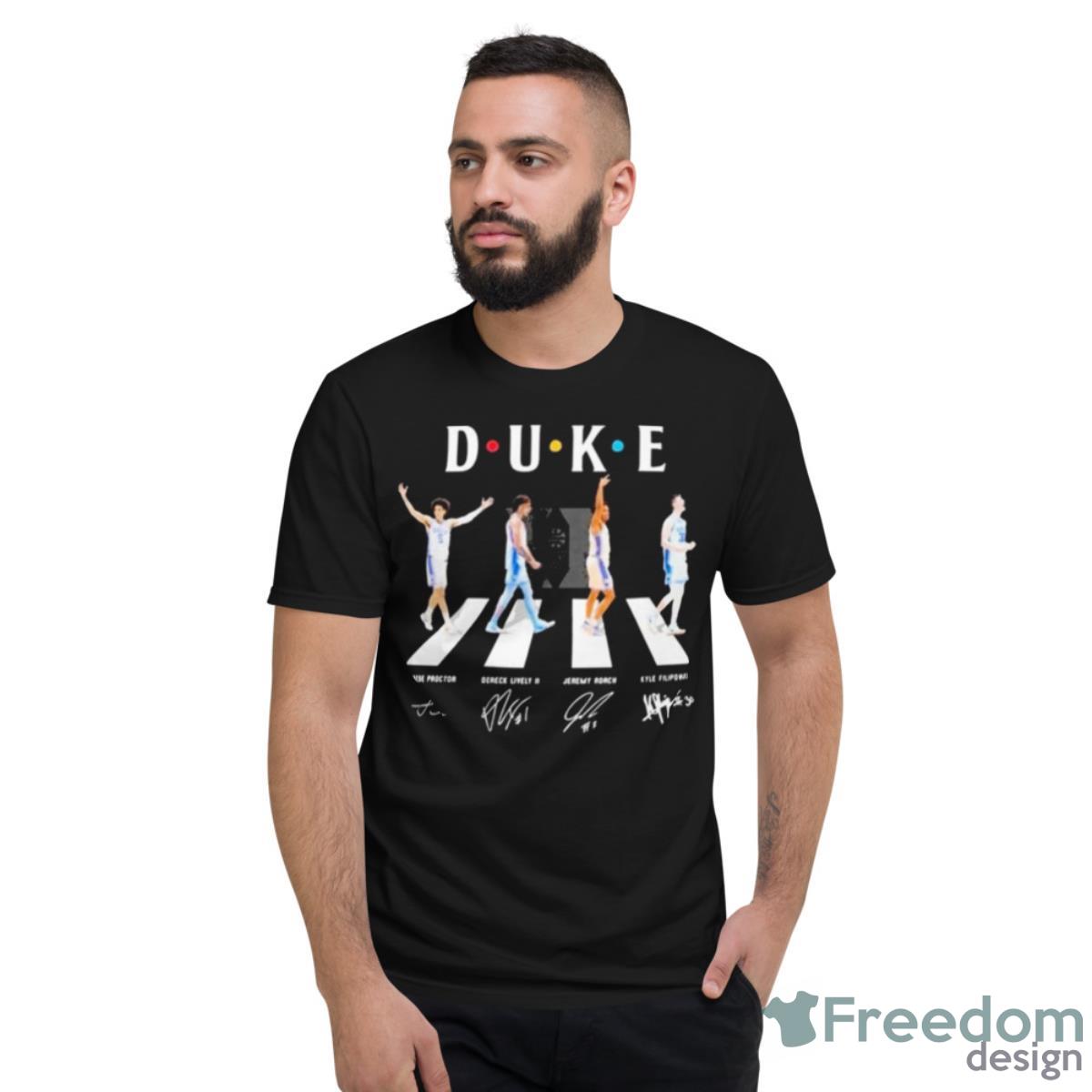 Duke Blue Devils Team Abbey Road Signatures Shirt Product Photo 2