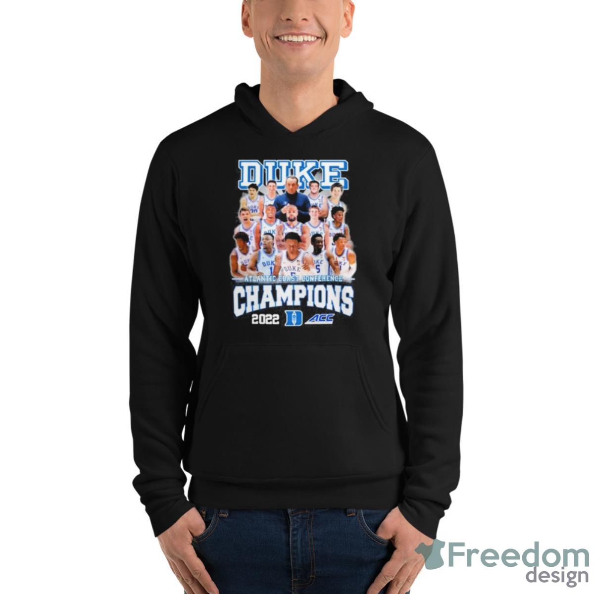 Duke Men’s Basketball Atlantic Coast Conference Champions 2023 Acc Shirt Product Photo 4 Duke Men’s Basketball Atlantic Coast Conference Champions 2023 Acc Shirt Product Photo 4