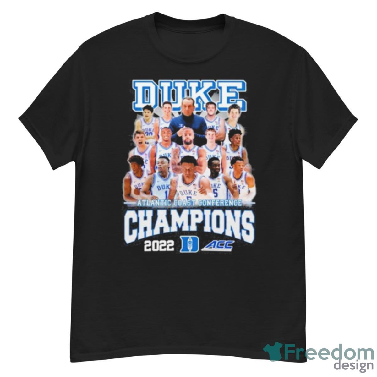 Duke Men’s Basketball Atlantic Coast Conference Champions 2023 Acc Shirt Product Photo 1