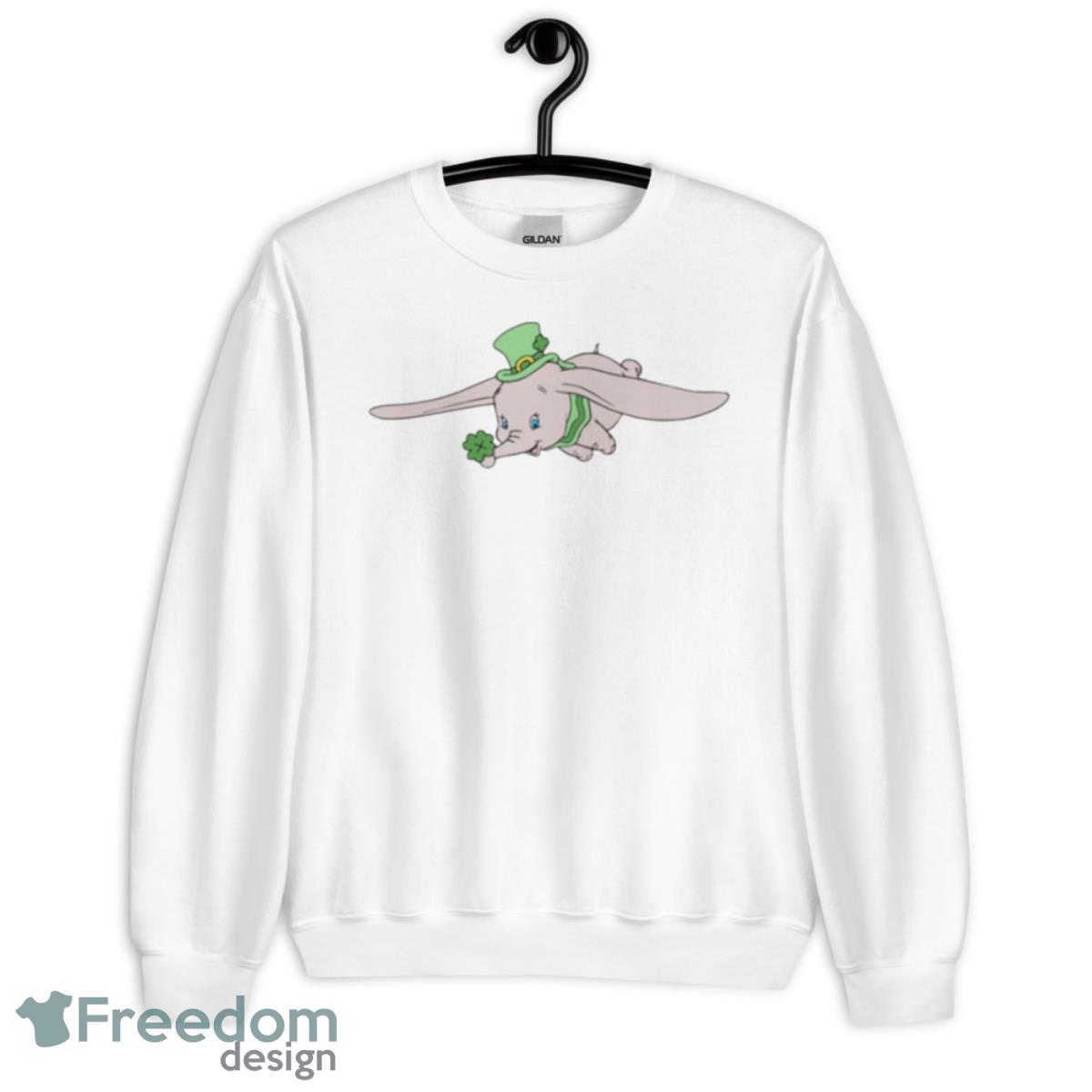 Dumbo Dressed For Saint Patrick’s Day Shirt - Unisex Heavy Blend Crewneck Sweatshirt