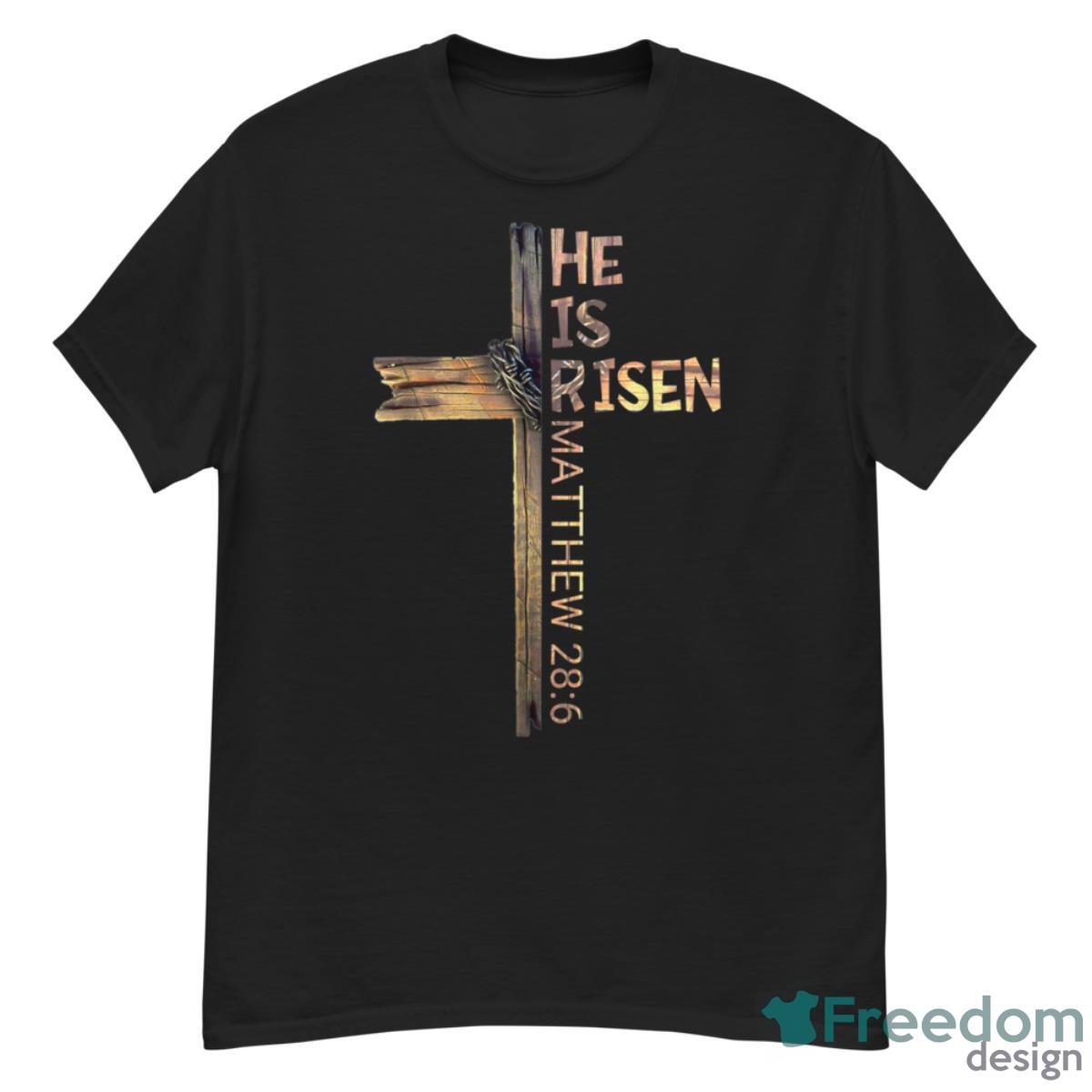 Easter Christian He Is Risen Sun Resurrection Kids Shirt - G500 Men’s Classic T-Shirt