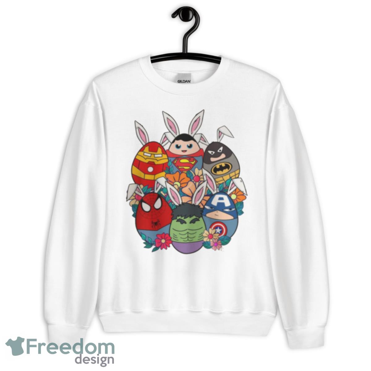 Easter Superhero Funny Shirt - Unisex Heavy Blend Crewneck Sweatshirt