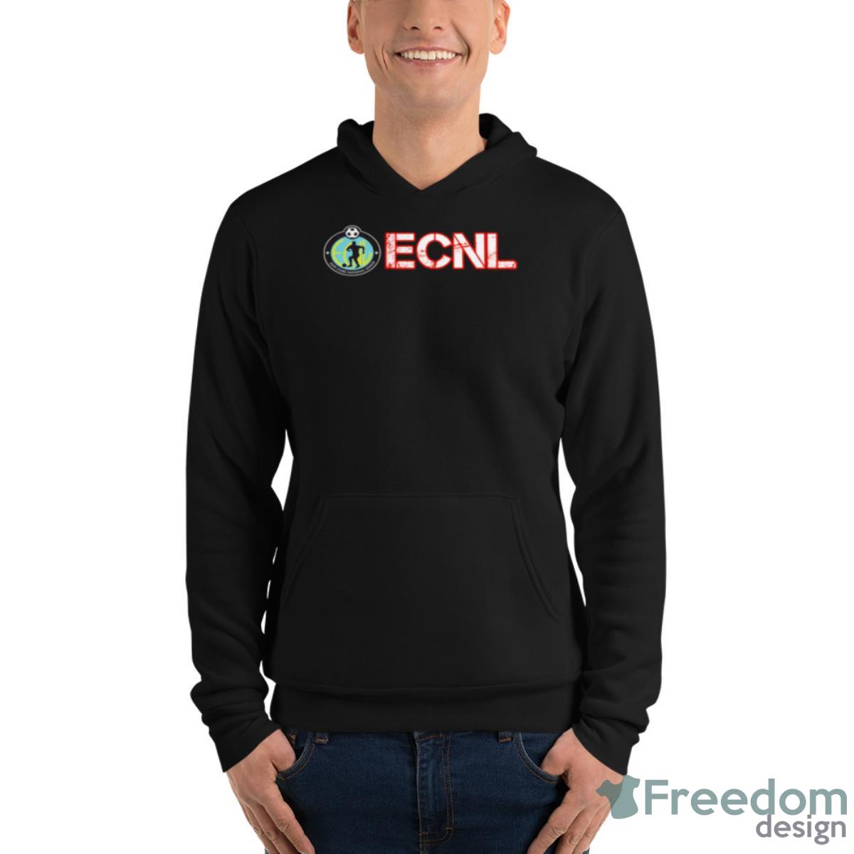 Ecnl Logo Text Shirt - Unisex Fleece Pullover Hoodie Ecnl Logo Text Shirt - Unisex Fleece Pullover Hoodie