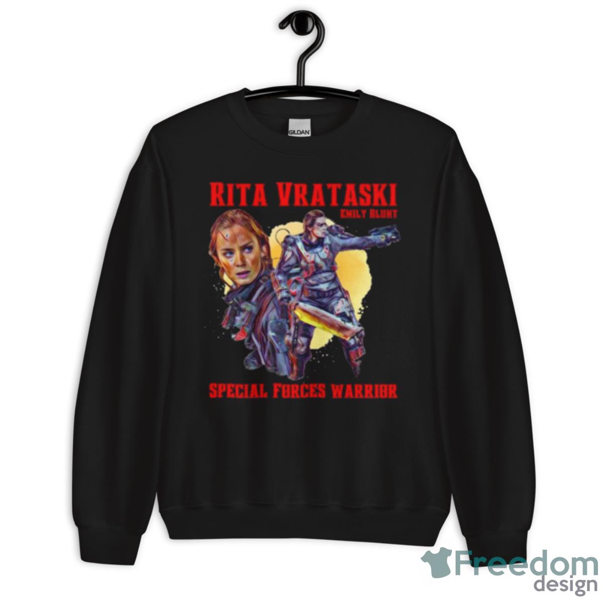 Edge Of Tomorrow Rita Vrataski Shirt image Edge Of Tomorrow Rita Vrataski Shirt - Unisex Crewneck Sweatshirt