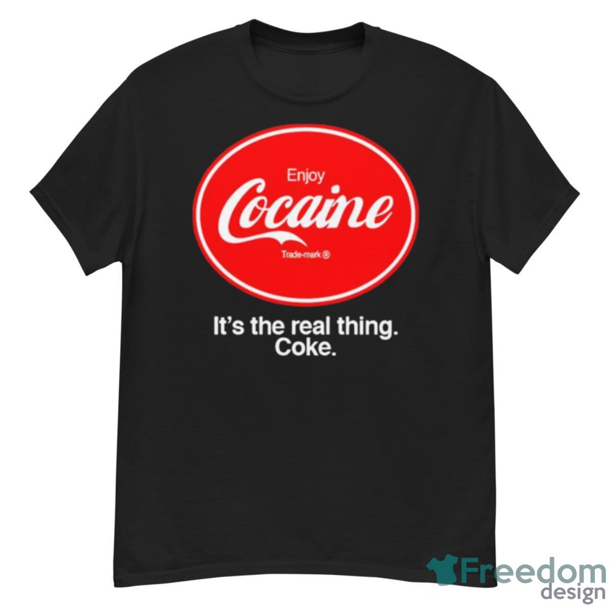 Enjoy Cocaine It’s The Real Things Coke Shirt - G500 Men’s Classic T-Shirt