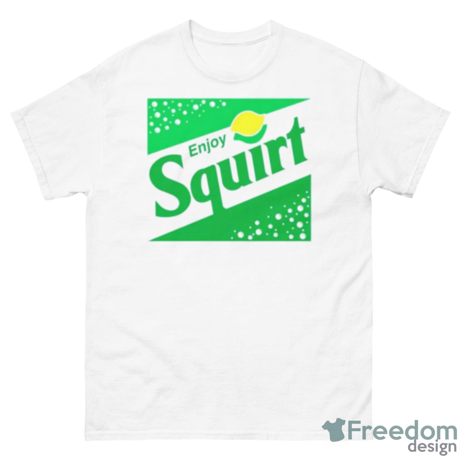 Enjoy Squirt Logo Shirt - 500 Men’s Classic Tee Gildan