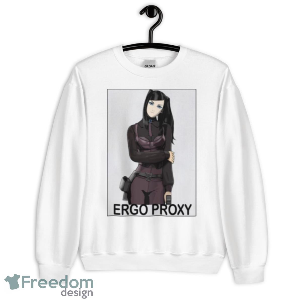 Ergo Proxy Black Hair Re L Shirt - Unisex Heavy Blend Crewneck Sweatshirt