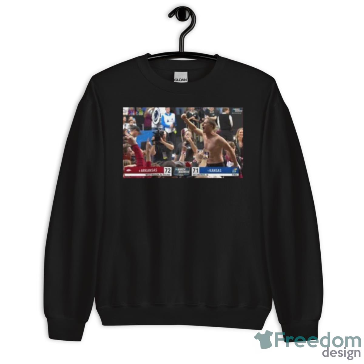 Eric Musselman Arkansas Coach Takes Shirt Off Graphic Shirt - Unisex Crewneck Sweatshirt Eric Musselman Arkansas Coach Takes Shirt Off Graphic Shirt - Unisex Crewneck Sweatshirt