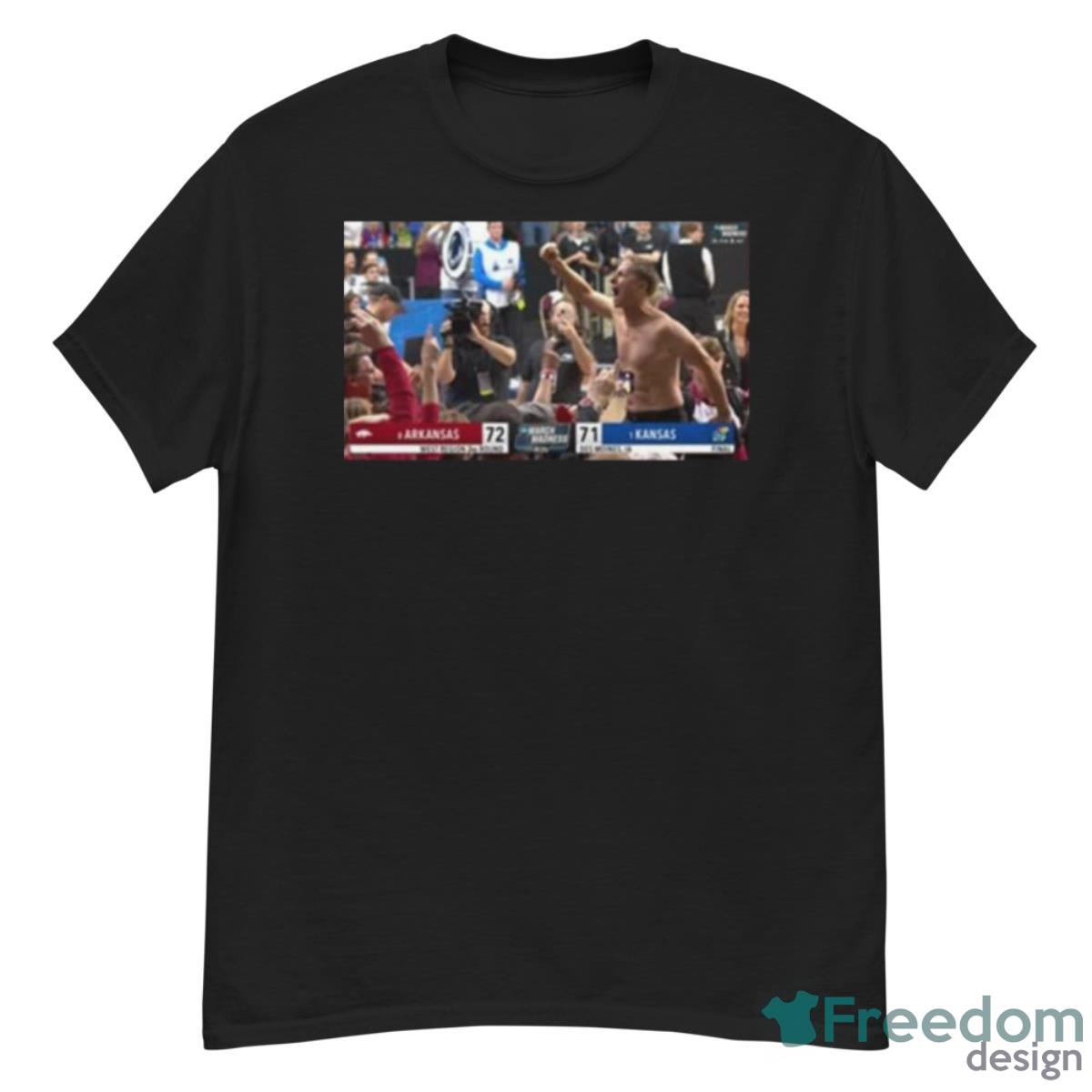 Eric Musselman Arkansas Coach Takes Shirt Off Graphic Shirt - G500 Men’s Classic T-Shirt