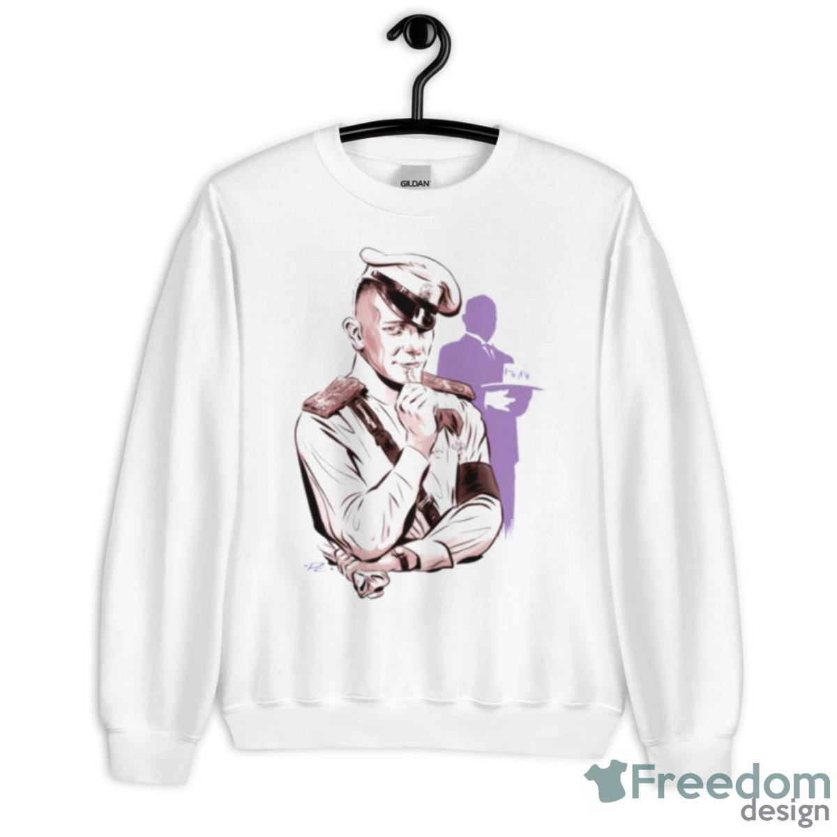 Erich Von Stroheim An Illustration Shirt - Unisex Heavy Blend Crewneck Sweatshirt