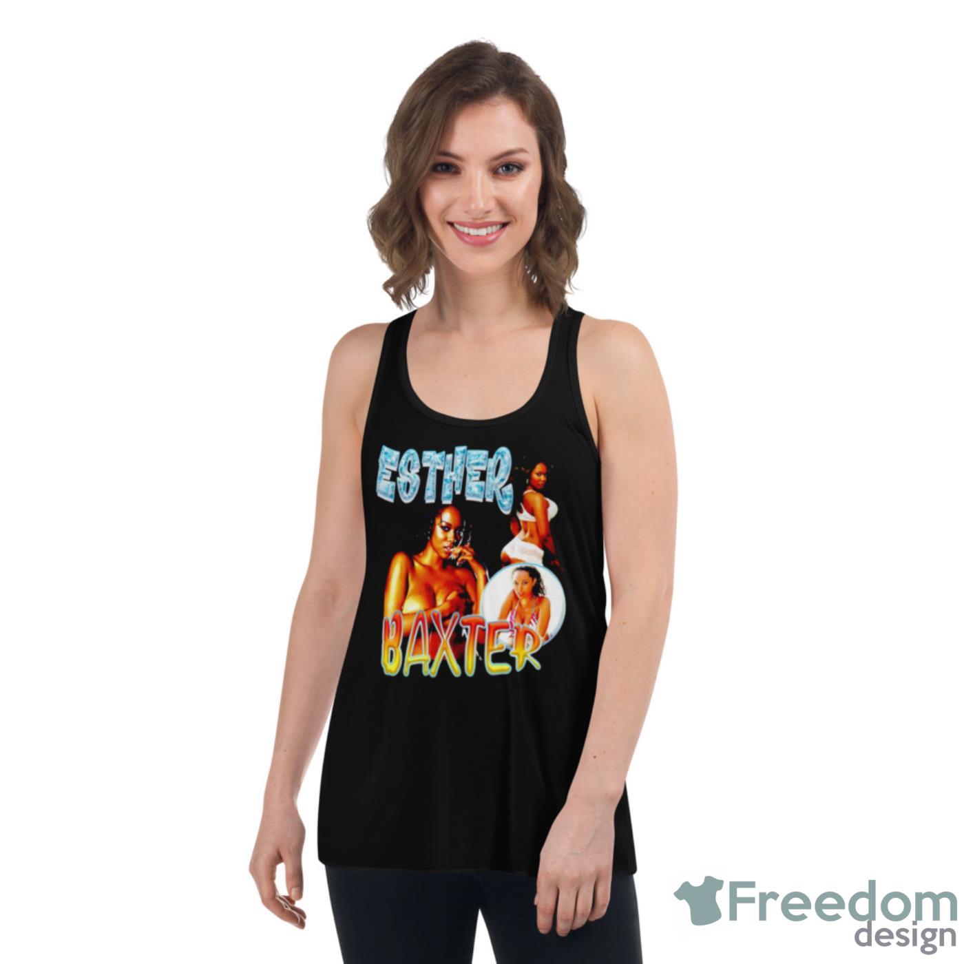 Esther Baxter Vintage Shirt - Womens Flowy Racerback Tank Esther Baxter Vintage Shirt - Womens Flowy Racerback Tank