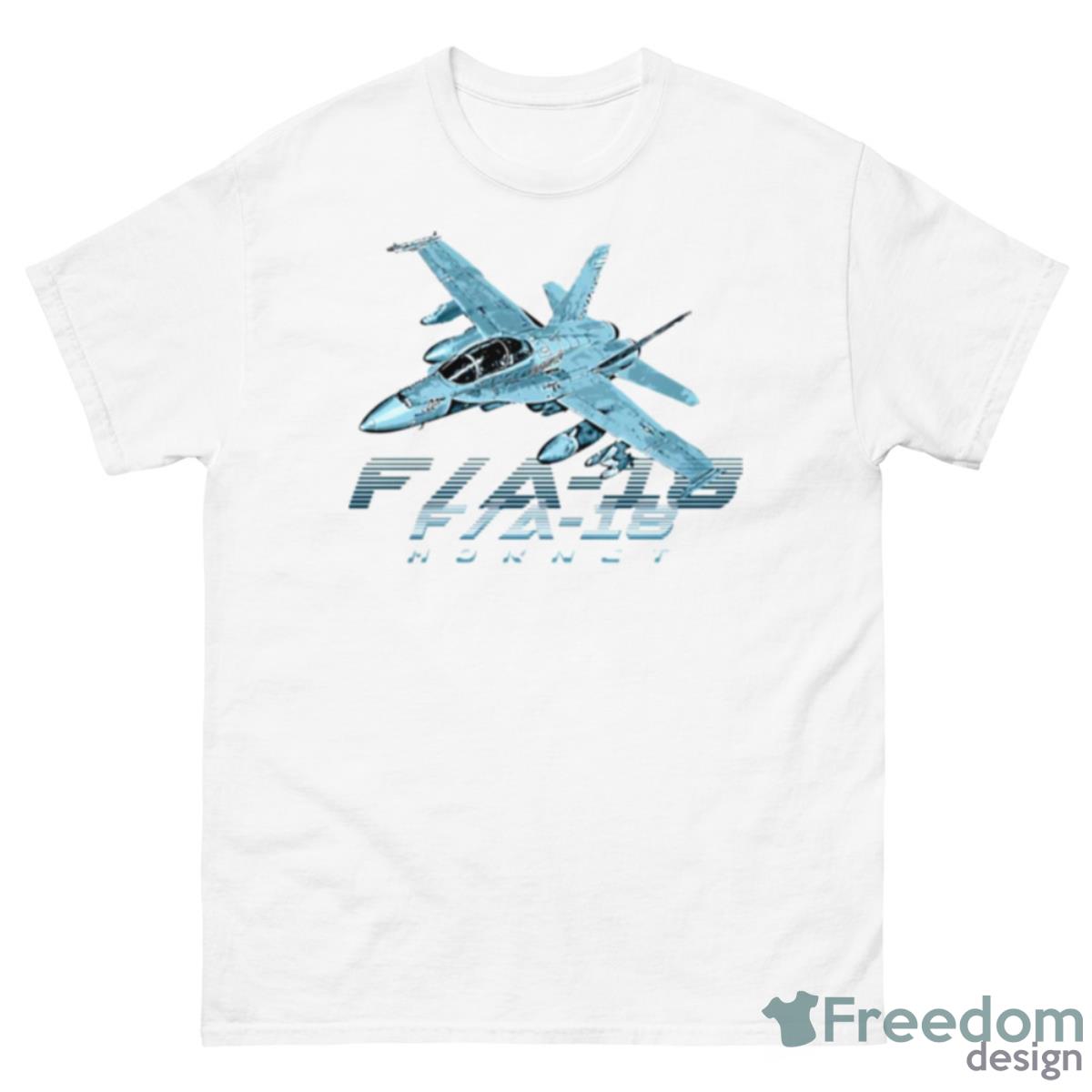 F 18 Hornet Us Air Force Fighter Jet Shirt - 500 Men’s Classic Tee Gildan