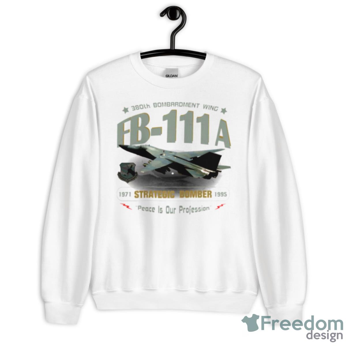 Fb 111a Strategic Bomber 380th Plattsburgh Afb Shirt - Unisex Heavy Blend Crewneck Sweatshirt