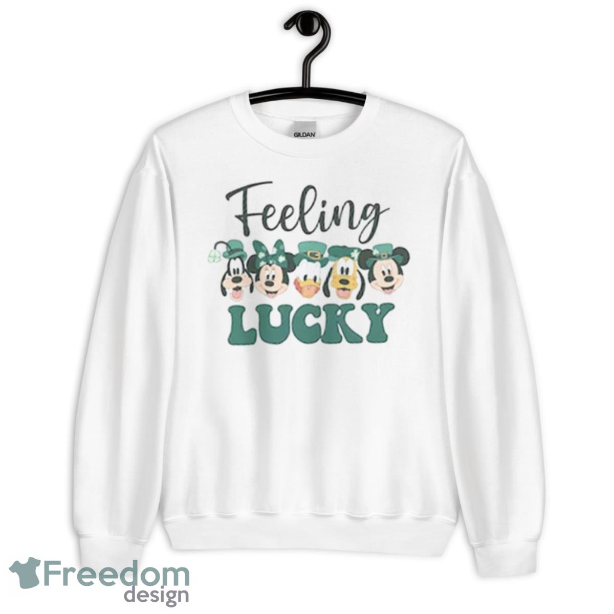 Feeling Lucky Disney Squad Saint Patrick’s Day Shirt - Unisex Heavy Blend Crewneck Sweatshirt