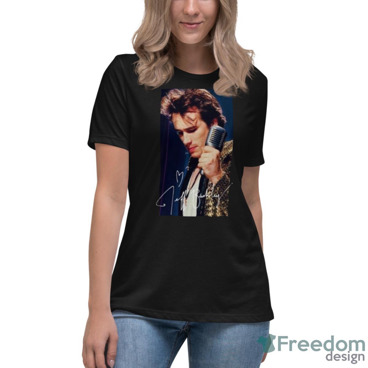 First Concert Tim Jeff Buckley Shirt - Womens Relaxed Short Sleeve Jersey Tee First Concert Tim Jeff Buckley Shirt - Womens Relaxed Short Sleeve Jersey Tee
